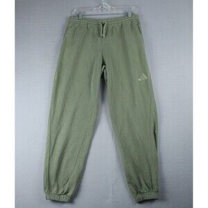 Adidas All SZN Fleece Sweatpants Light Green Men’s Medium Regular Fit